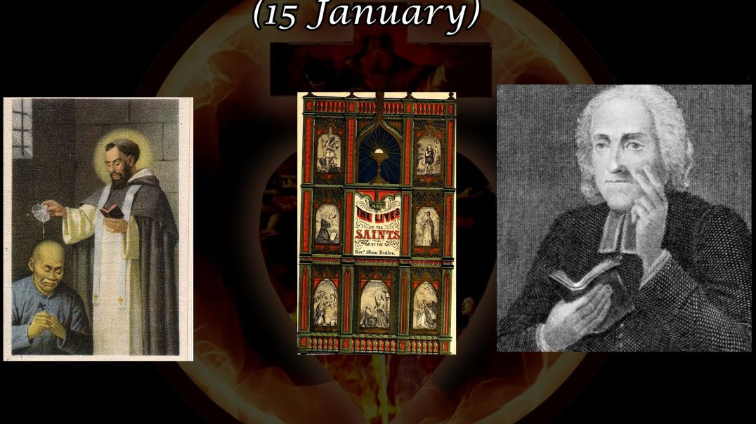 ⁣Saint Francis Ferdinand de Capillas (15 January): Butler's Lives of the Saints