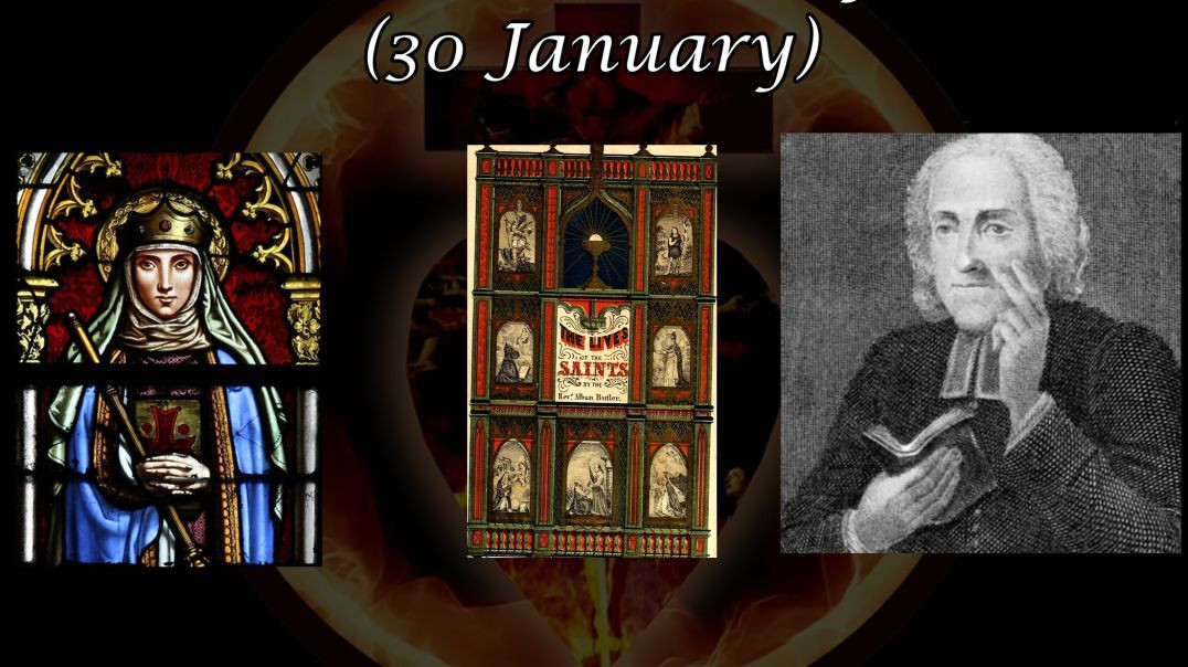 ⁣Saint Bathilde, Queen of France (30 January): Butler's Lives of the Saints