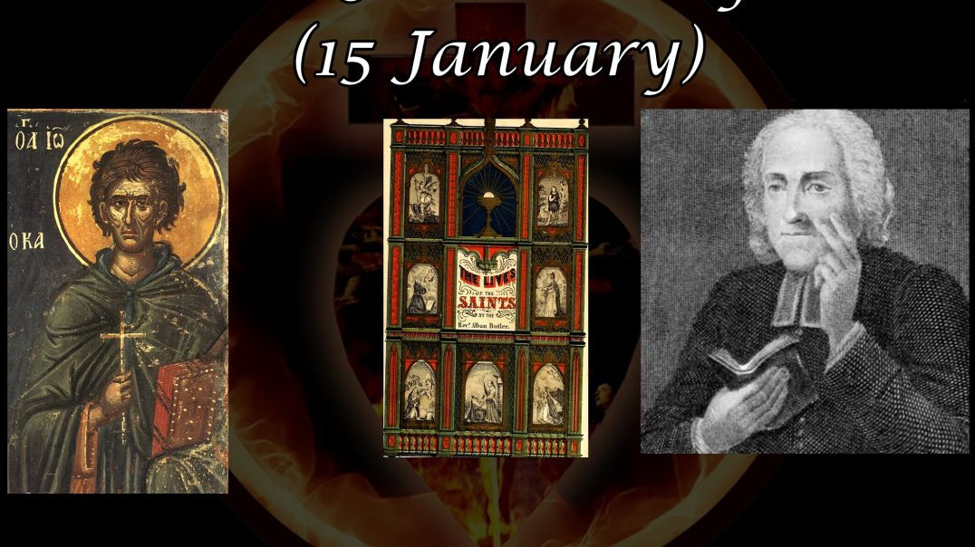 Saint John Calabytes (15 January): Butler's Lives of the Saints