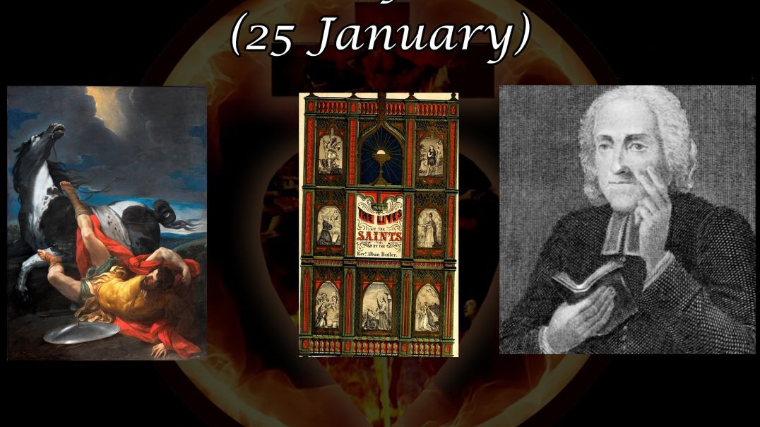⁣The Conversion of St. Paul (25 January): Butler's Lives of the Saints