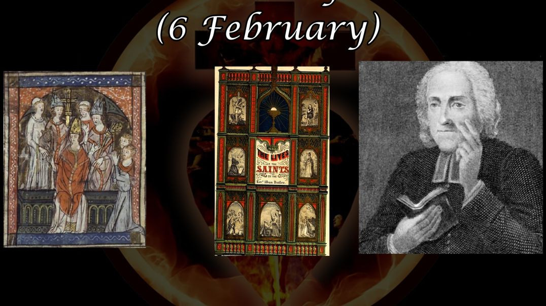 Saint Vedast of Arras (6 February): Butler's Lives of the Saints