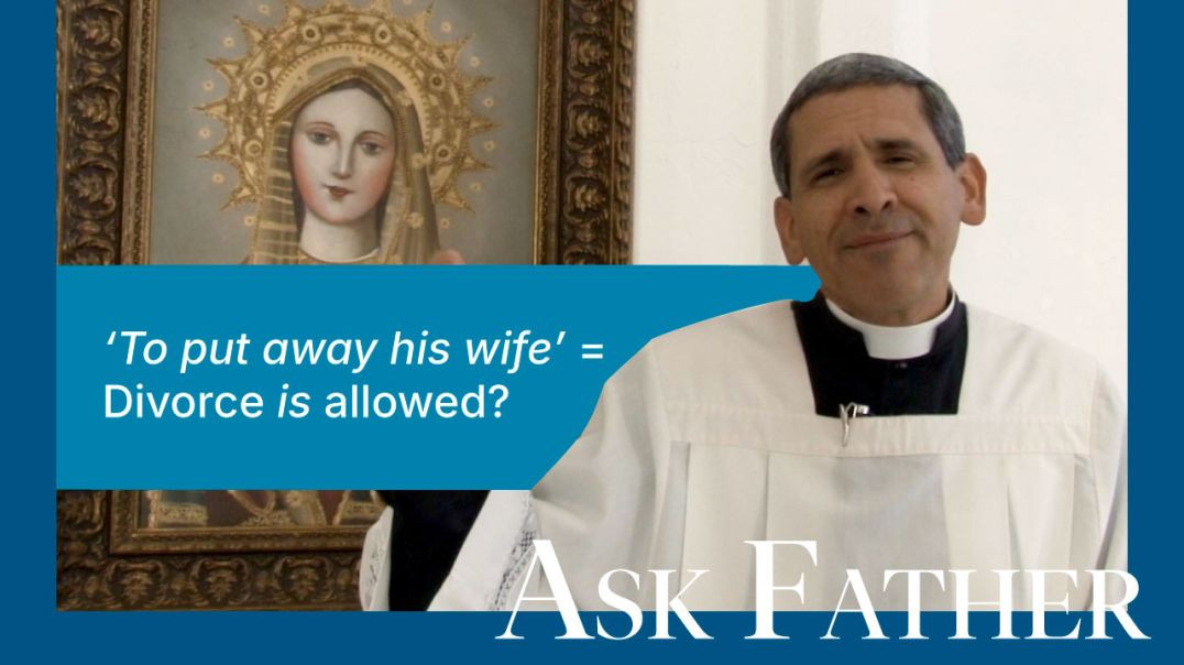 ⁣Jesus Christ and His Church VS Scripture on Divorce | Ask Father with Fr. Michael Rodríguez