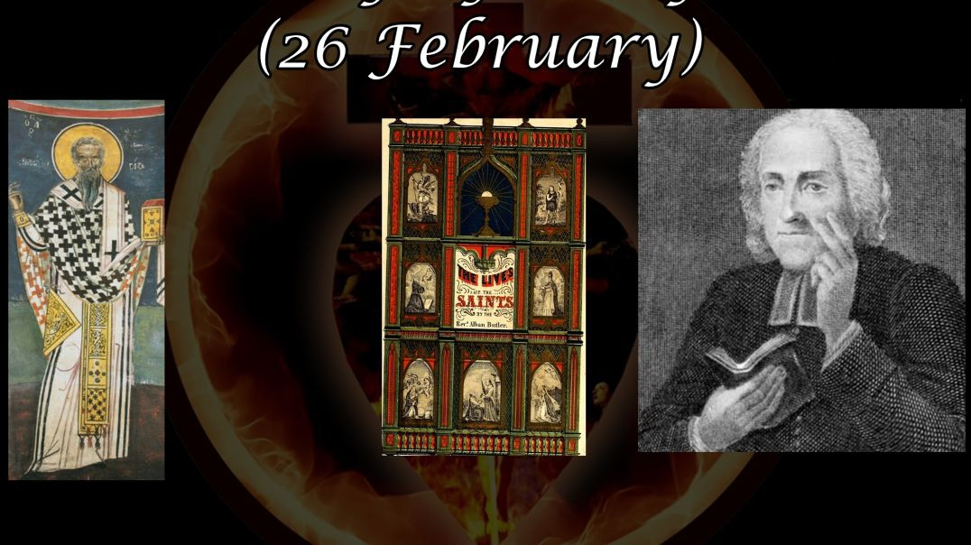 ⁣Saint Porphyrius of Gaza (26 February): Butler's Lives of the Saints