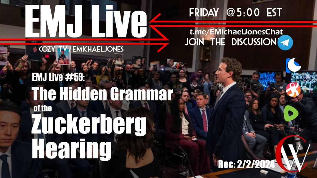 ⁣EMJ Live 60: The Hidden Grammar of the Zuckerberg Hearing