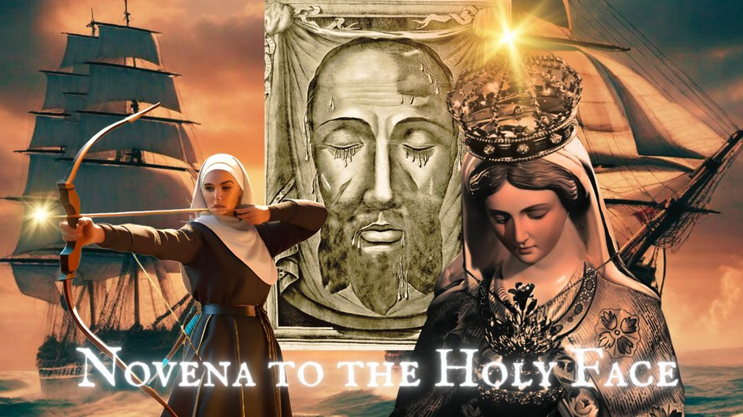 ⁣NOVENA TO THE HOLY FACE - Day 7 - The Holy Face on the path to Calvary