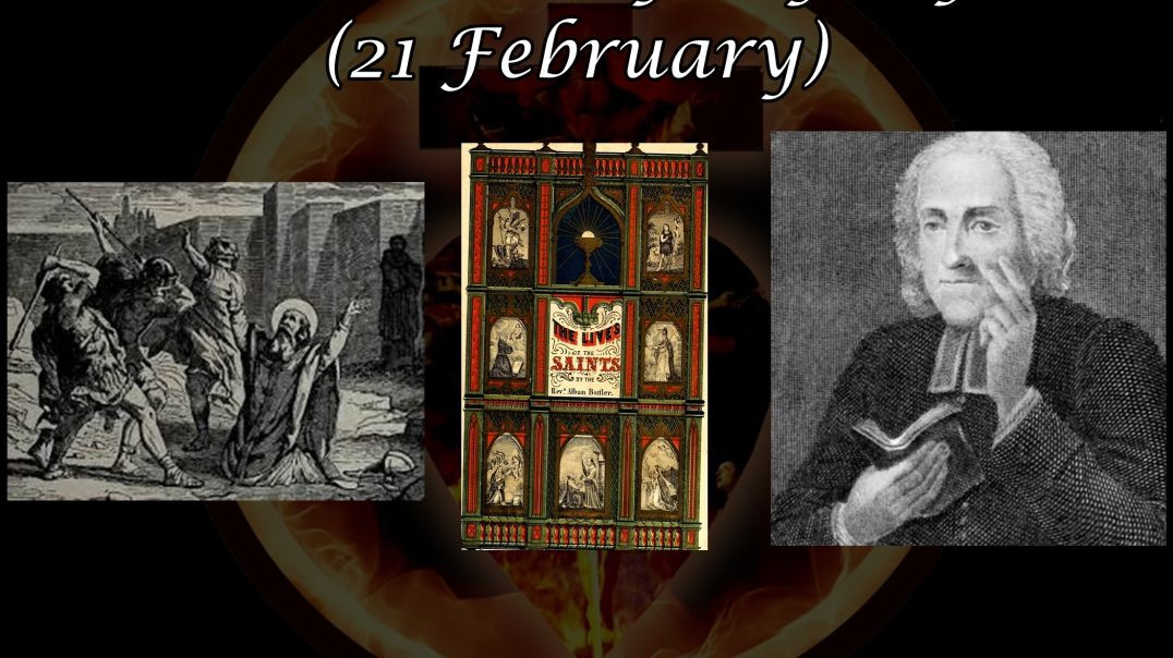 ⁣Saint Severian of Scythopolis (21 February): Butler's Lives of the Saints