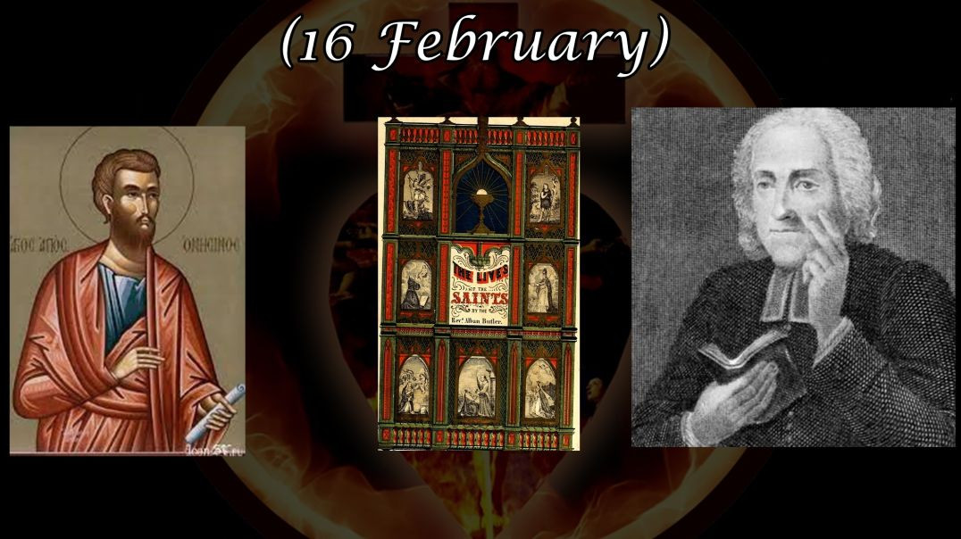 ⁣Saint Onesimus the Slave (16 February): Butler's Lives of the Saints