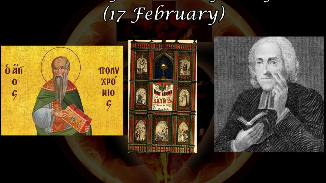 ⁣Saint Polychronius of Babylon (17 February): Butler's Lives of the Saints