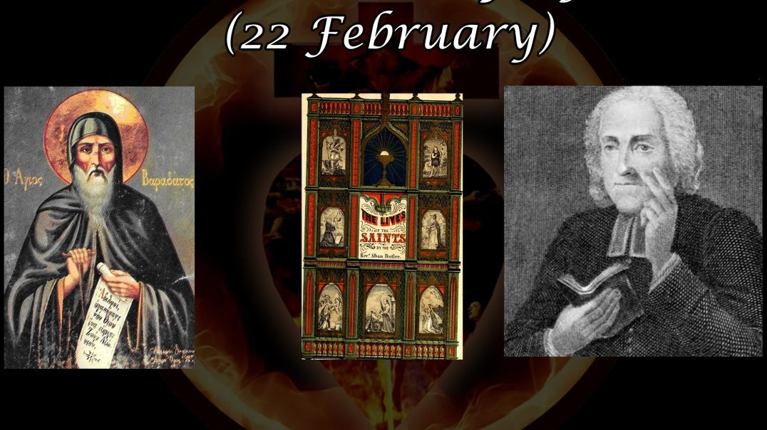 ⁣Saint Baradates of Cyrrhus (22 February): Butler's Lives of the Saints
