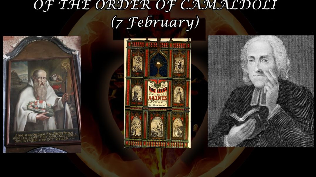 ⁣St. Romuald, Abbot & Founder of the Order of Camaldoli (7 February): Butler's Lives of the Saints