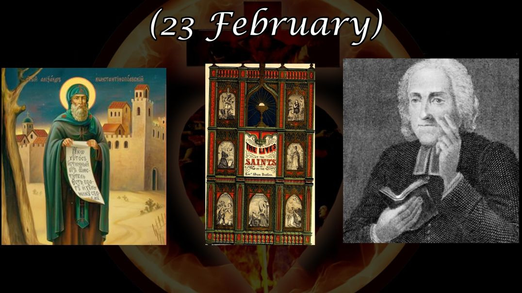 ⁣Saint Alexander Akimetes (23 February): Butler's Lives of the Saints