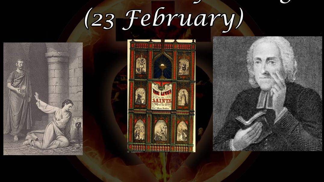 ⁣Saint Martha of Astorga (23 February): Butler's Lives of the Saints