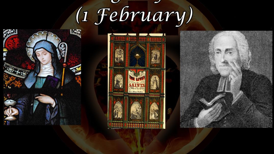 ⁣Saint Brigid of Ireland (1 February): Butler's Lives of the Saints