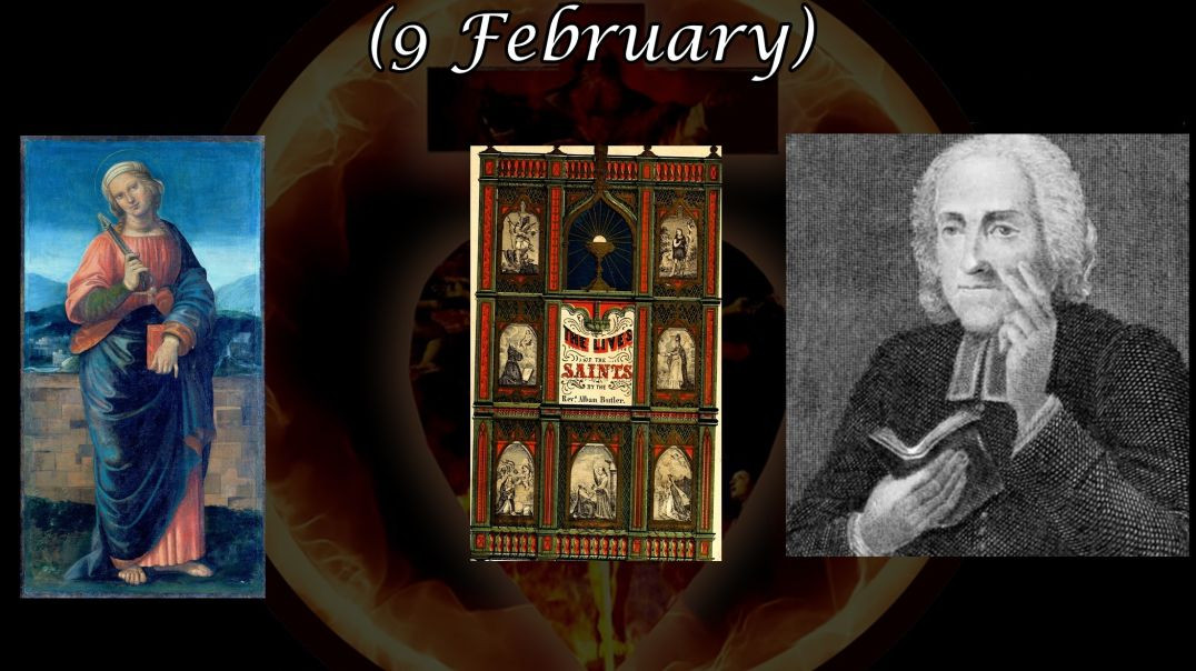 ⁣Saint Apollonia of Alexandria (9 February): Butler's Lives of the Saints
