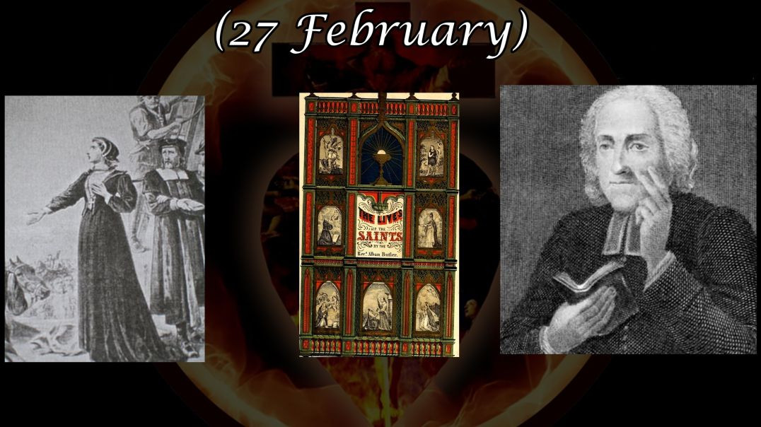⁣Saint Anne Line (27 February): Butler's Lives of the Saints