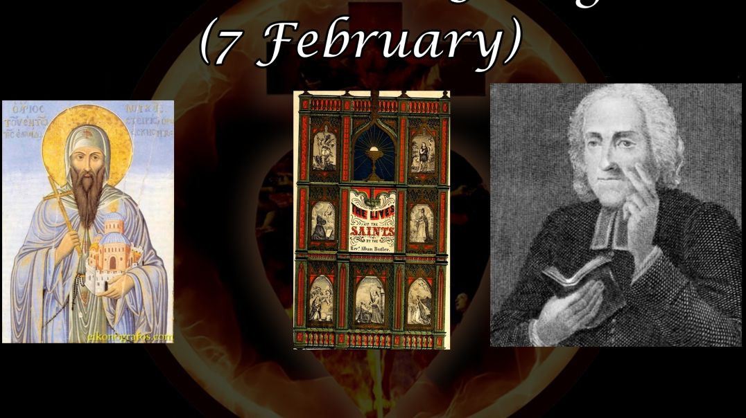 ⁣Saint Luke the Younger (7 February): Butler's Lives of the Saints