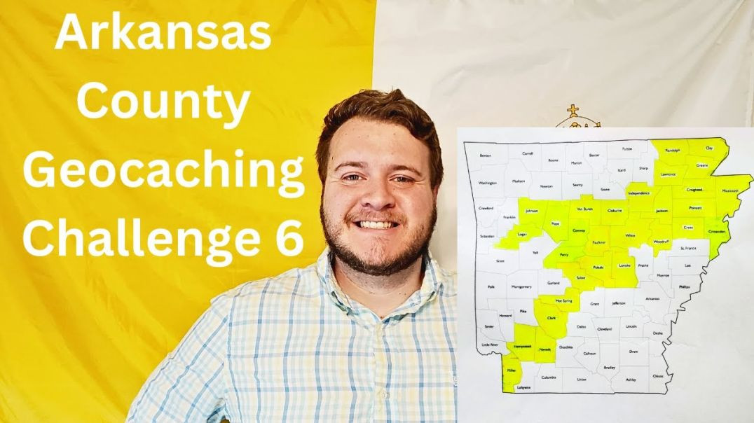 ⁣Geocaching | Arkansas County Challenge 6