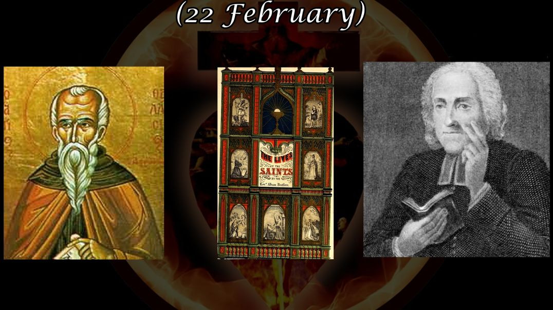 ⁣Saint Thalassius and Saint Limnaeus (22 February): Butler's Lives of the Saints