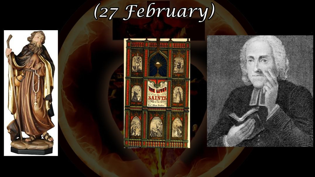 ⁣St. Alnoth, Anchoret (27 February): Butler's Lives of the Saints