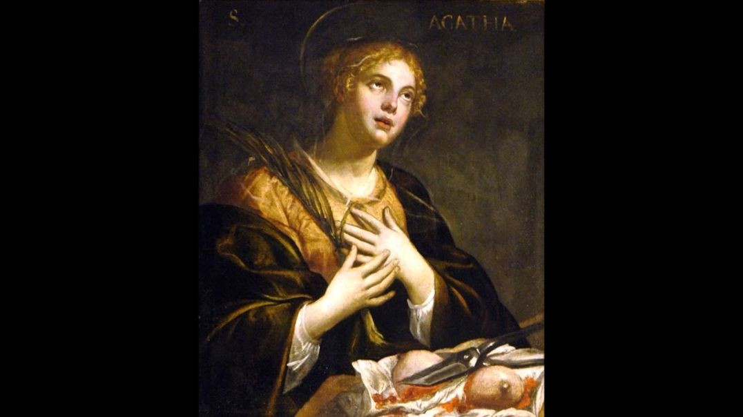⁣St. Agatha (5 February): You Need Courage in the Beginning to Have Courage Later