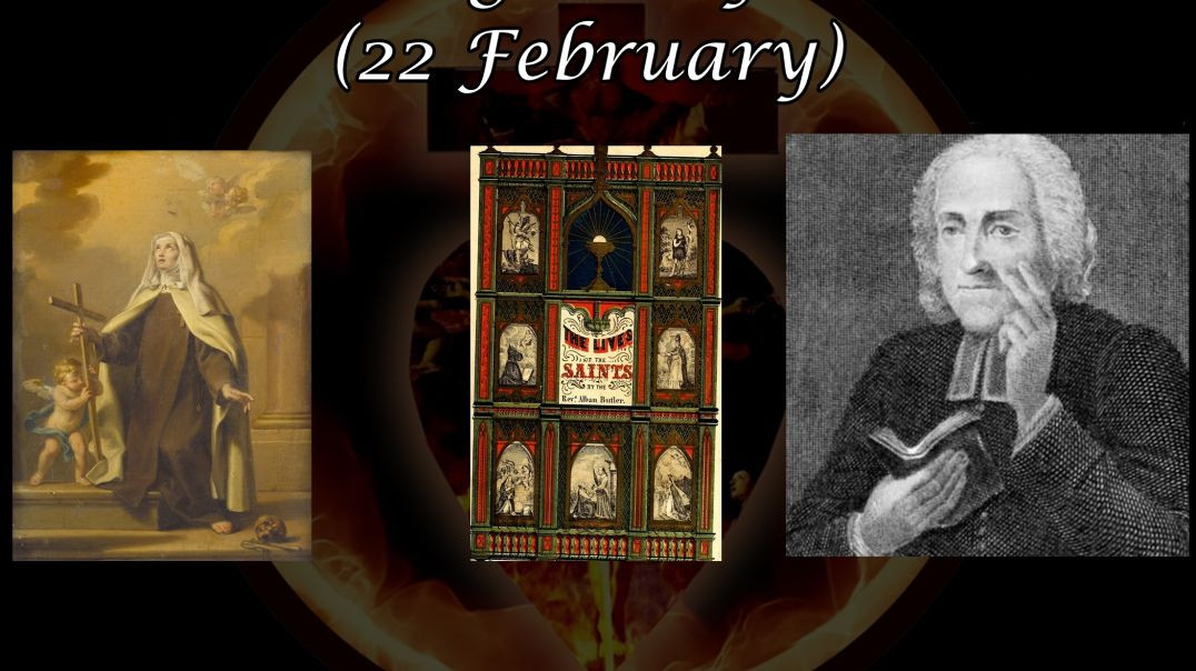 ⁣Saint Margaret of Cortona (22 February): Butler's Lives of the Saints