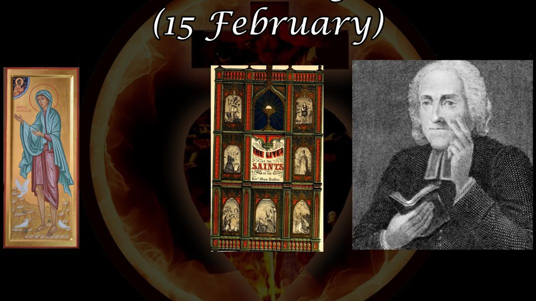 ⁣Saint Georgia (15 February): Butler's Lives of the Saints