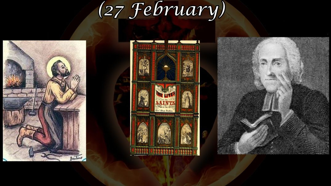 ⁣Saint Baldomerus of Saint Justus (27 February): Butler's Lives of the Saints