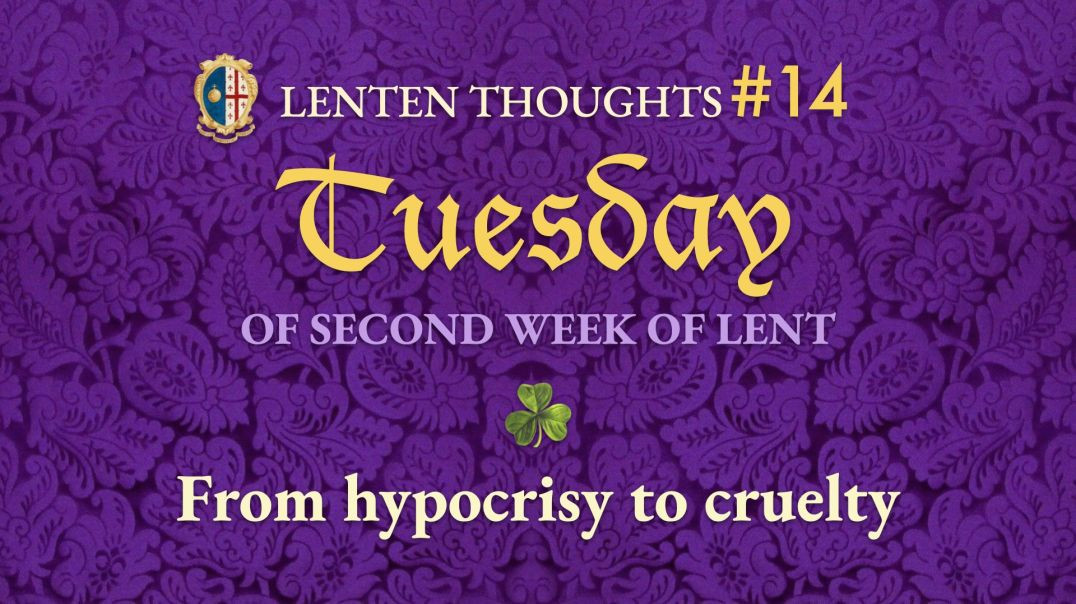 ⁣Tuesday of the 2nd Week of Lent: Are You a Pharisee?
