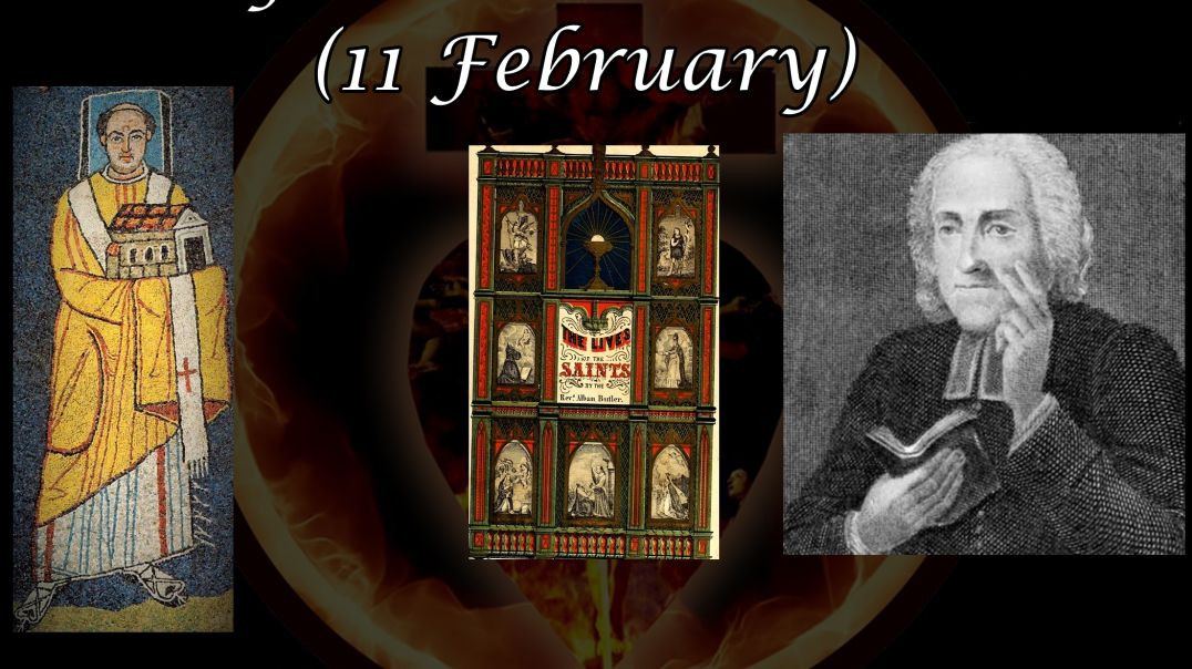 ⁣Pope Saint Paschal I (11 February): Butler's Lives of the Saints