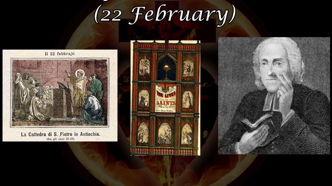 ⁣Chair of Peter in Antioch (22 February): Butler's Lives of the Saints