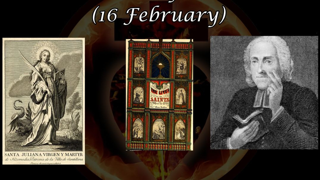 Saint Juliana of Nicomedia (16 February): Butler's Lives of the Saints