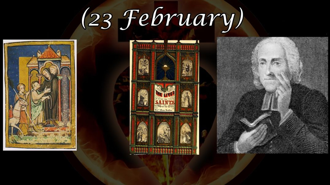 ⁣Saint Boswell (23 February): Butler's Lives of the Saints
