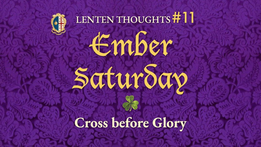⁣Ember Saturday: Lord, it is Good for Us to Be Here