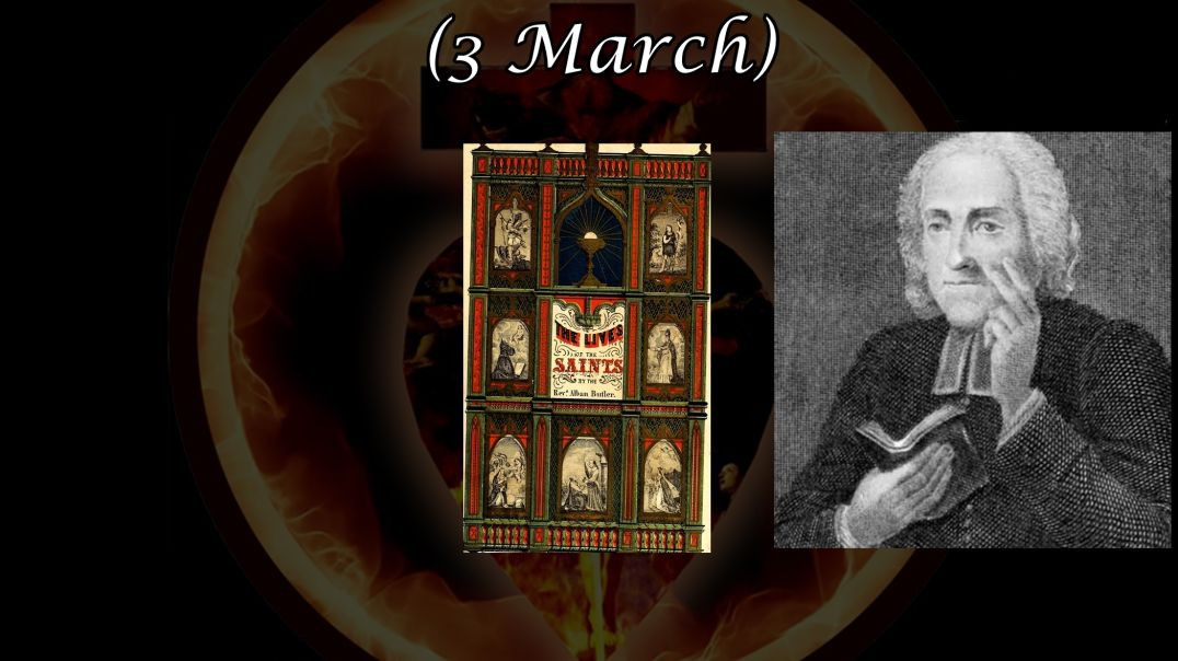 ⁣Saint Gervinus (3 March): Butler's Lives of the Saints