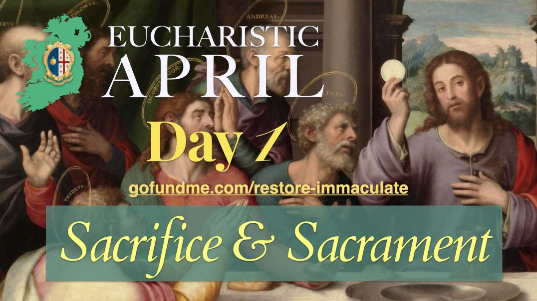 ⁣Eucharistic Series (Day 1): Sacrifice & Sacrament