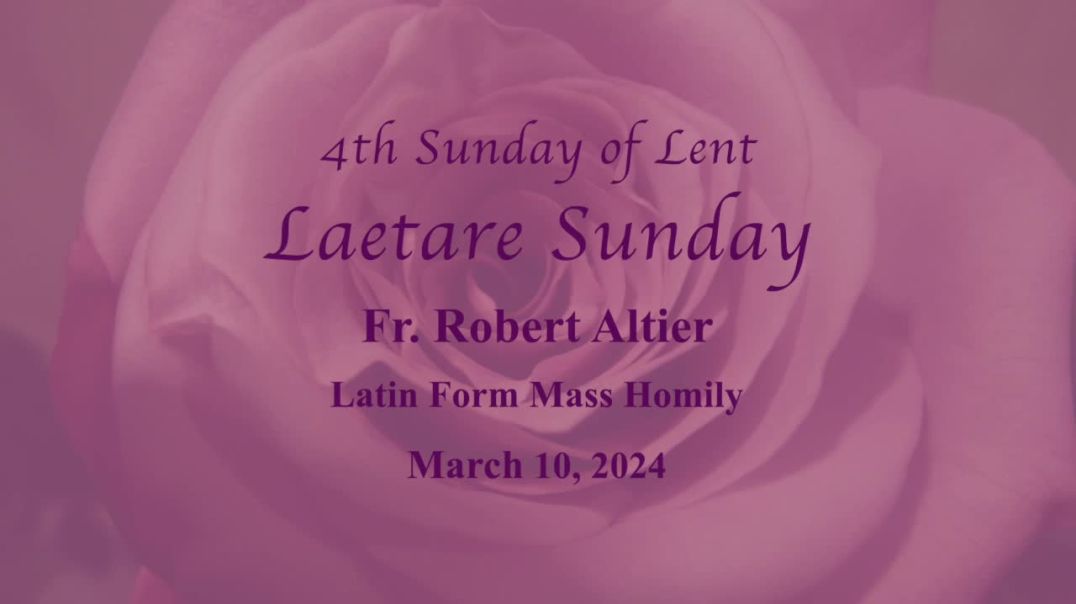 ⁣Laetare Sunday, March 10, 2024