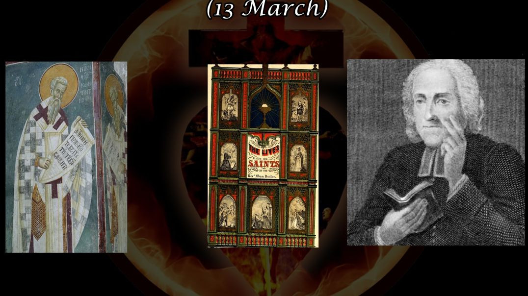 St. Nicephorus, Patriarch of Constantinople (13 March): Butler's Lives of the Saints