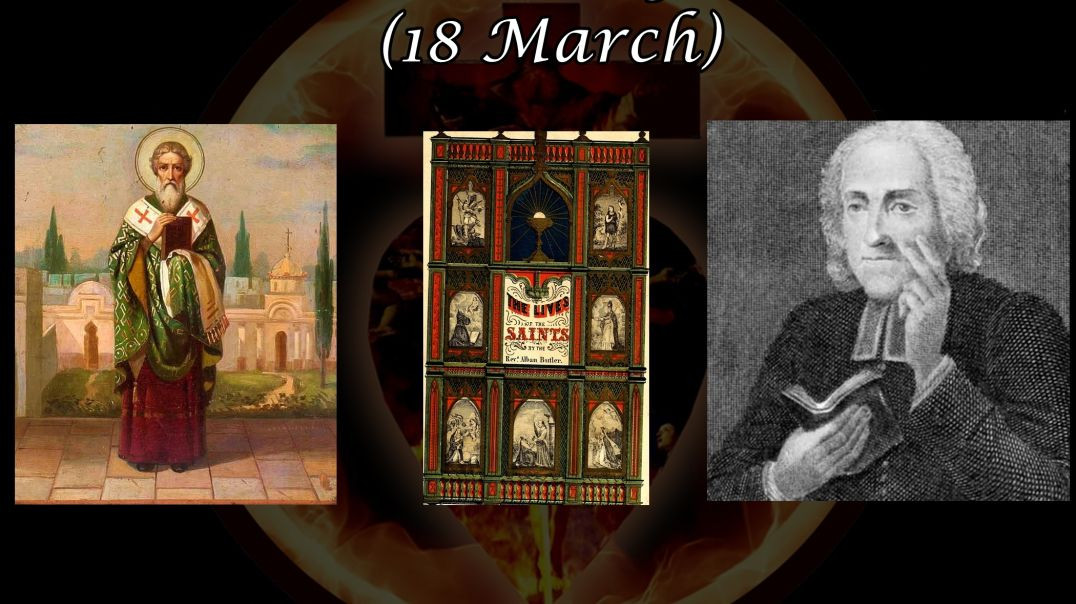 ⁣Saint Alexander of Jerusalem (18 March): Butler's Lives of the Saints