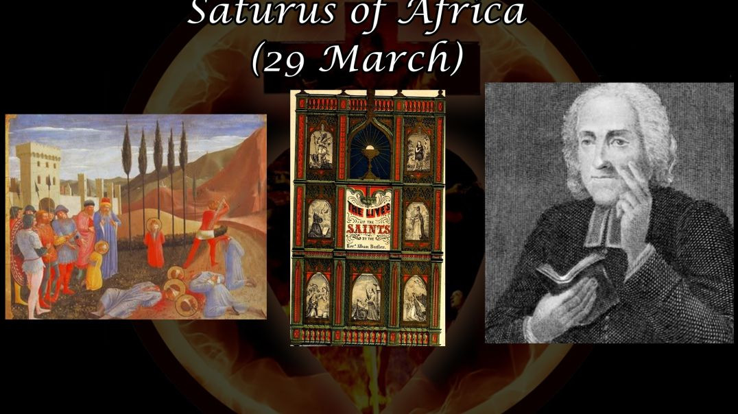 ⁣Saints Armogastes and Saturus of Africa (29 March): Butler's Lives of the Saints