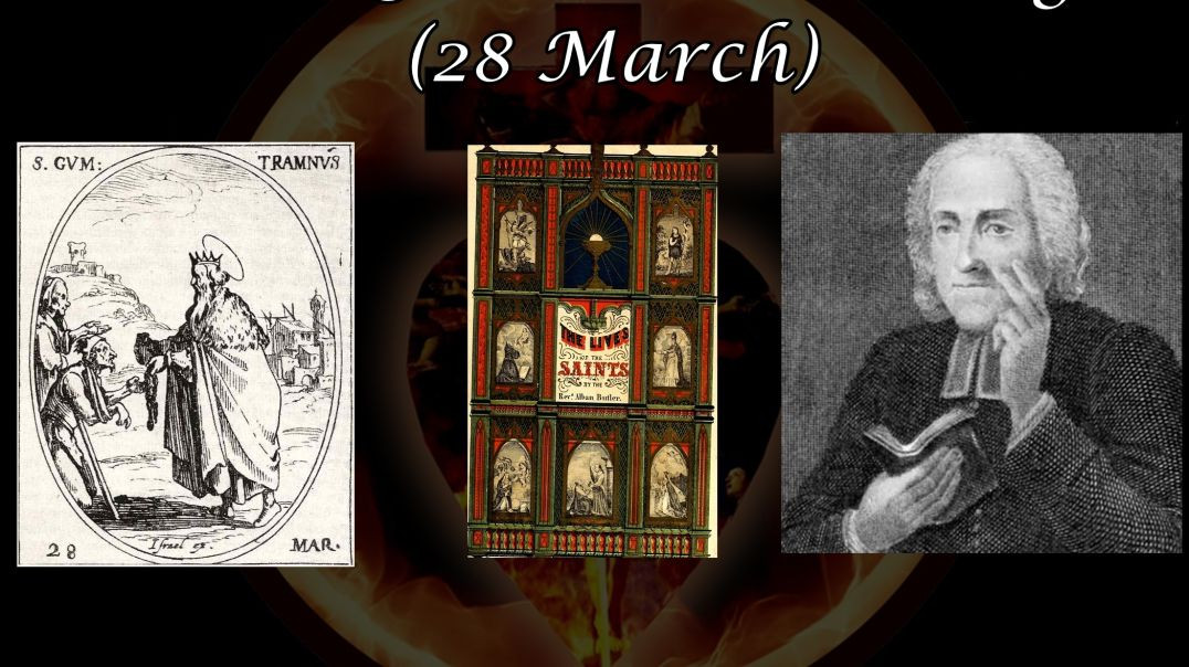 ⁣Saint Guntramnus, King (28 March): Butler's Lives of the Saints