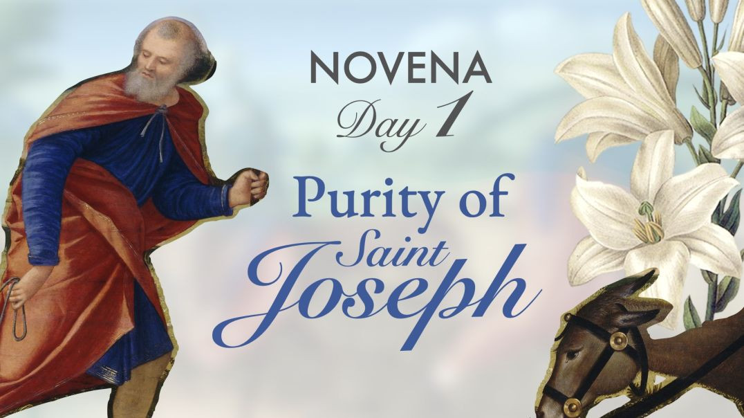 ⁣Novena to St. Joseph (Day 1): Purity of St. Joseph
