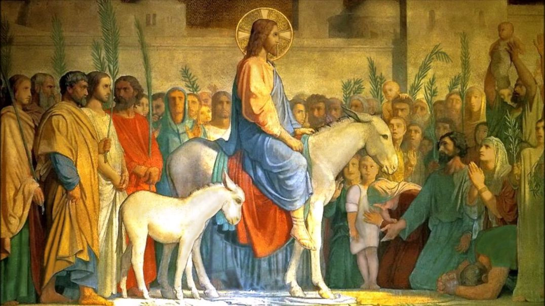 ⁣Palm Sunday: The King Enters His Own City on a Simple Beast