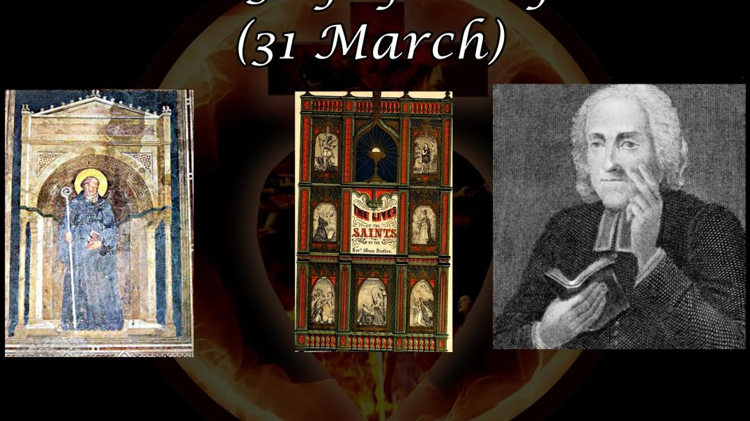 ⁣Saint Guy of Pomposa (31 March): Butler's Lives of the Saints