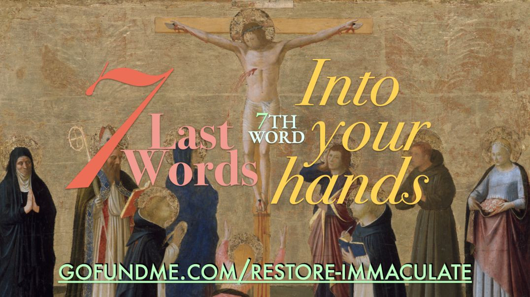 ⁣Seven Last Words From the Cross: The 7th: Into Your Hands I Commend My Spirit