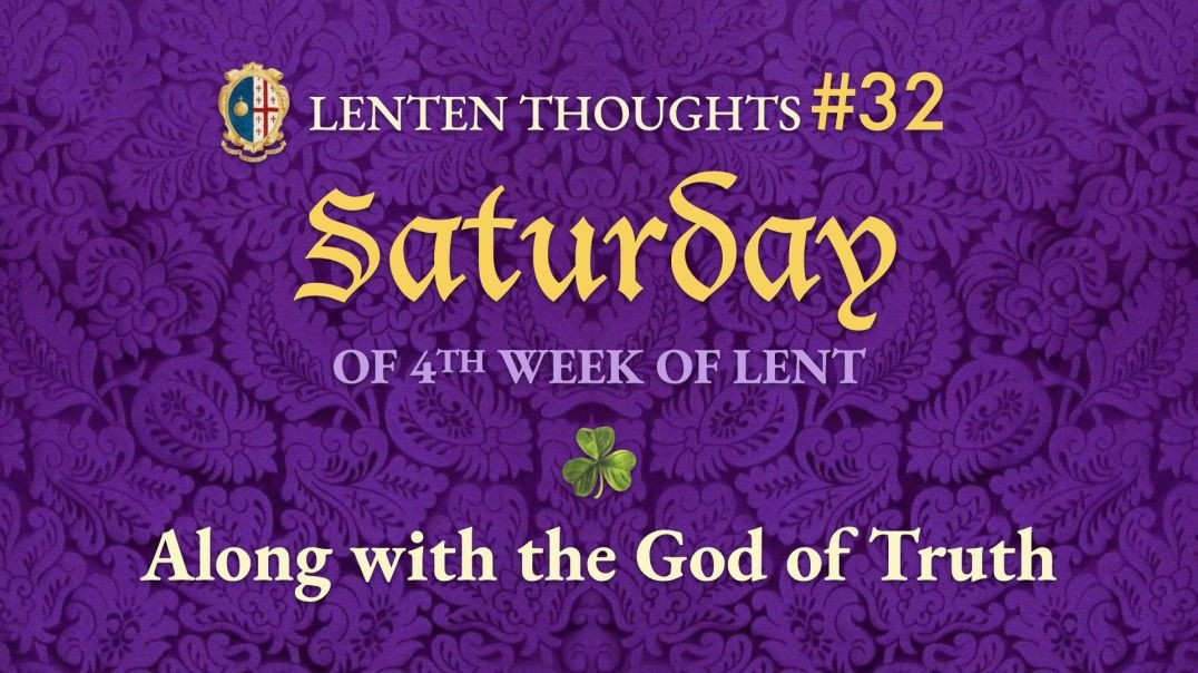 ⁣Saturday of the 4th Week of Lent: The Light who Unites