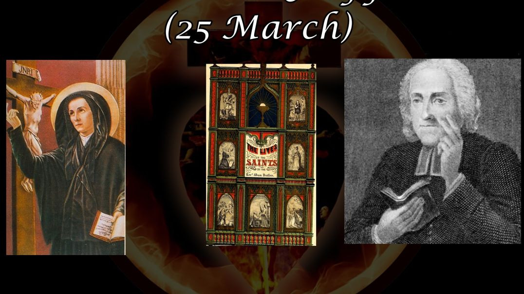 ⁣Saint Lucia Filippini (25 March): Butler's Lives of the Saints