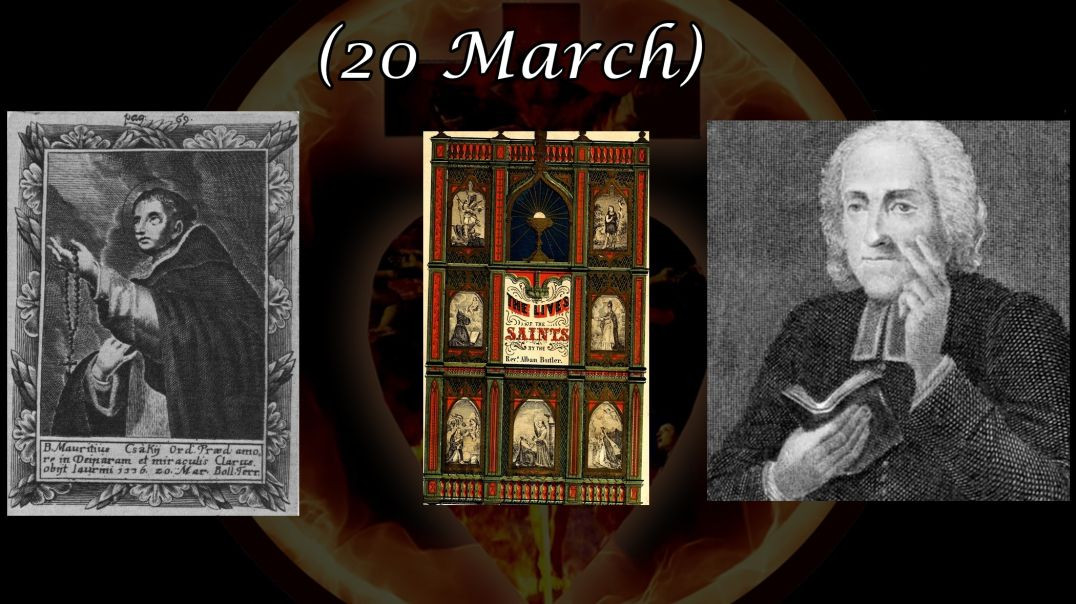 ⁣Blessed Maurice Csák (20 March): Butler's Lives of the Saints