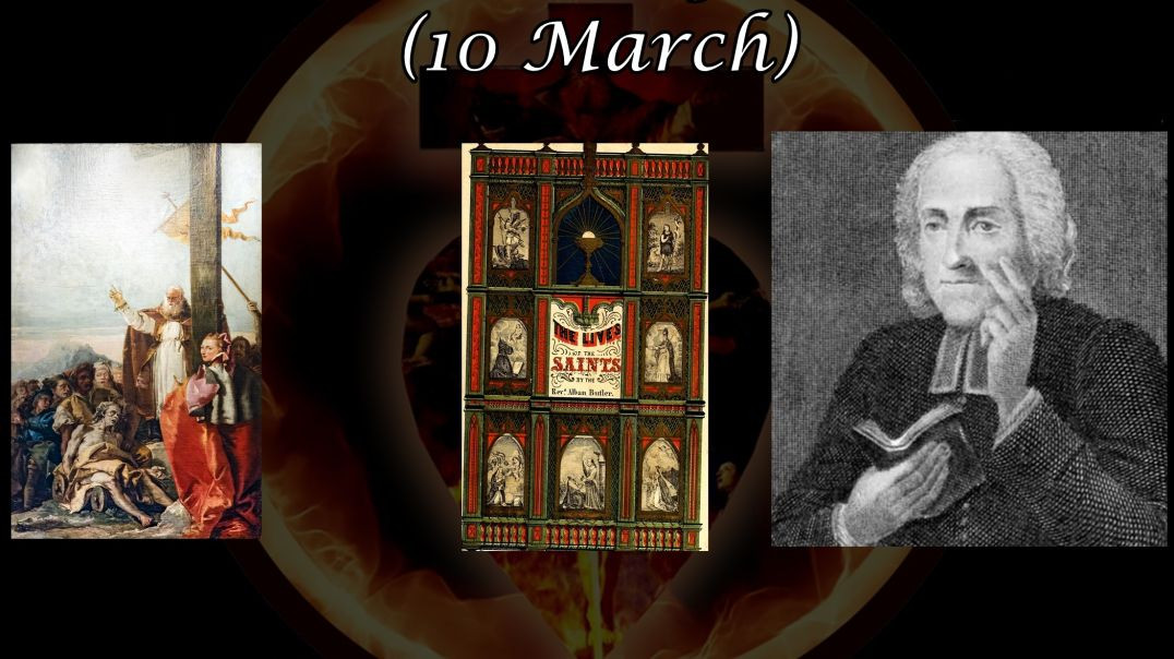 ⁣Saint Macarius of Jerusalem (10 March): Butler's Lives of the Saints