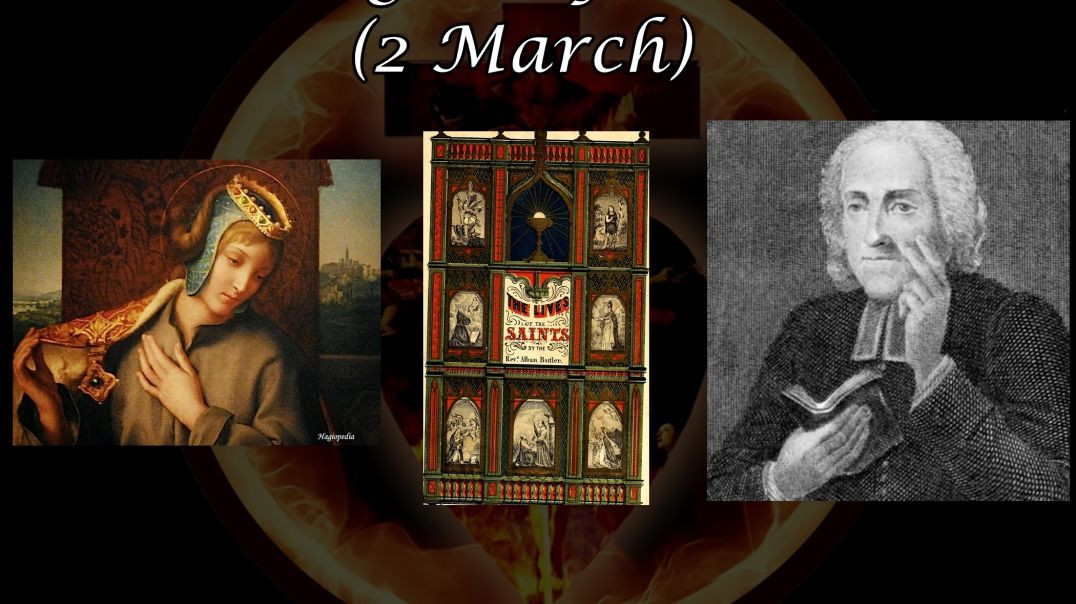 ⁣Saint Agnes of Bohemia (2 March): Butler's Lives of the Saints