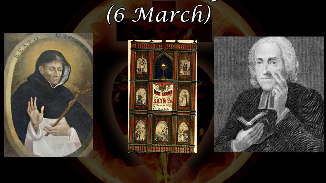 Blessed Jordan of Pisa (6 March): Butler's Lives of the Saints
